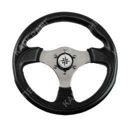 Рулевое колесо Osculati, диаметр 280 мм, цвет черный (45-138-01)